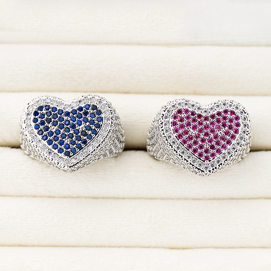 heart diamond ring